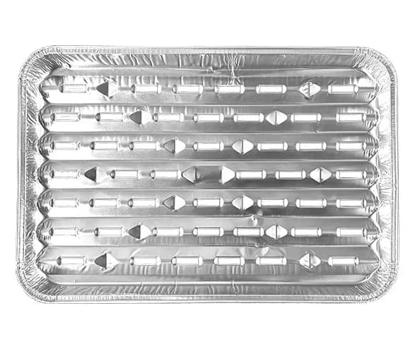C337 Rectangular Aluminum Foil Container - Durable food packaging for commercial and household use